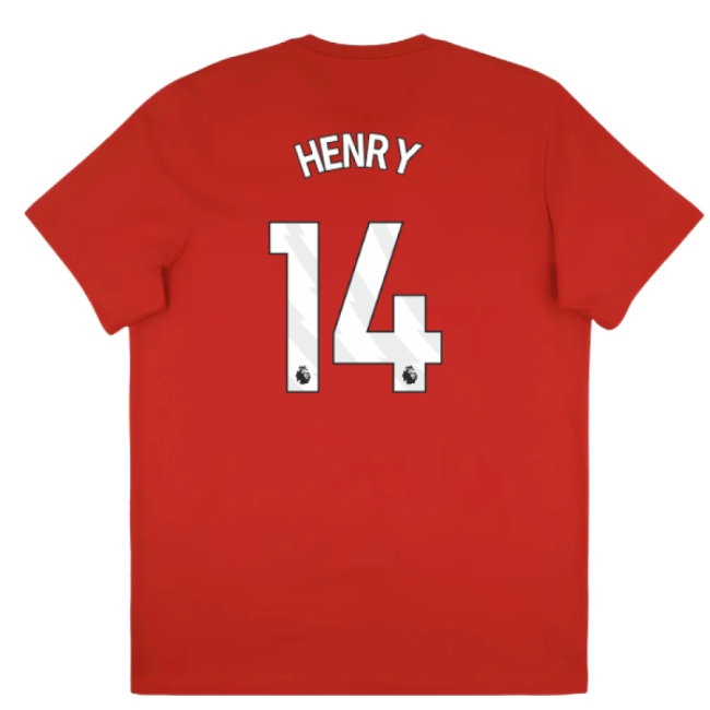 2025-2026 Arsenal Season Graphic Tee (Scarlet) (Henry 14) — Buy Now