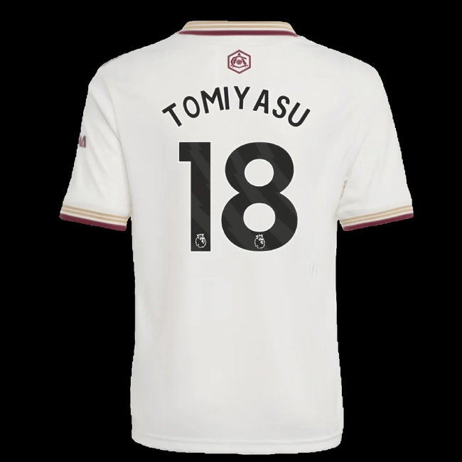 2025-2026 Arsenal Third Shirt (Kids) (Tomiyasu 18) — Buy Online