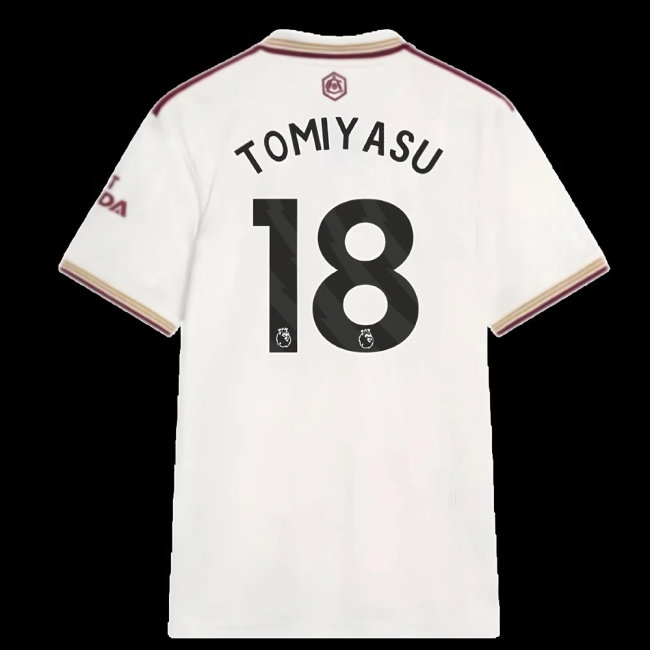 2025-2026 Arsenal Third Shirt (Tomiyasu 18) — Buy Now