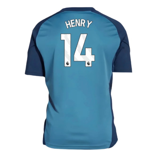 2025-2026 Arsenal Training Shirt (Blanch Blue) - Kids (Henry 14) — Shop Now