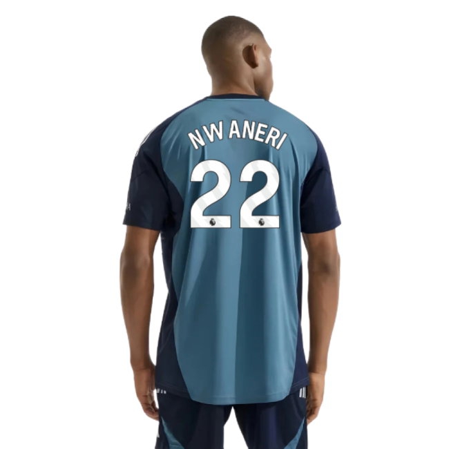 2025-2026 Arsenal Training Shirt (Blanch Blue) (Nwaneri 22) — Shop Online