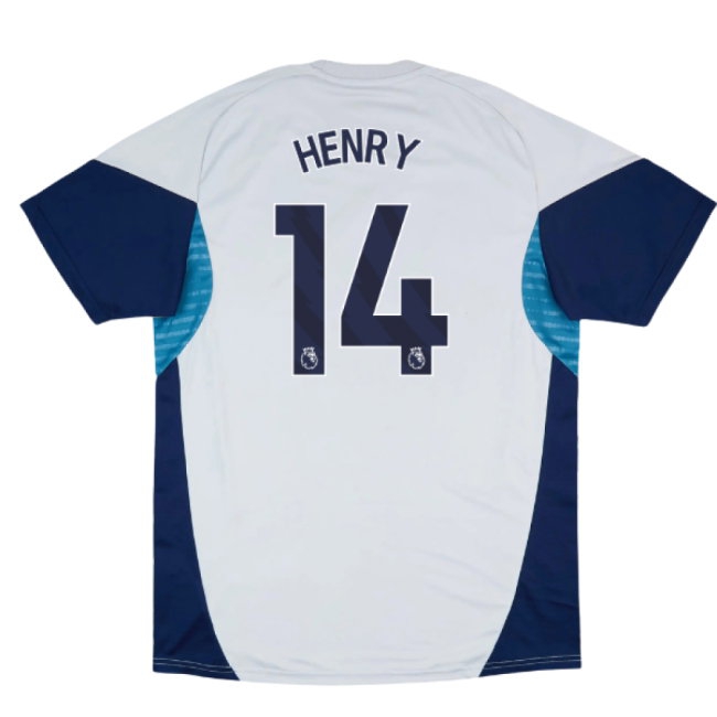 2025-2026 Arsenal Training Shirt (Grey Two) (Henry 14) — Shop Online