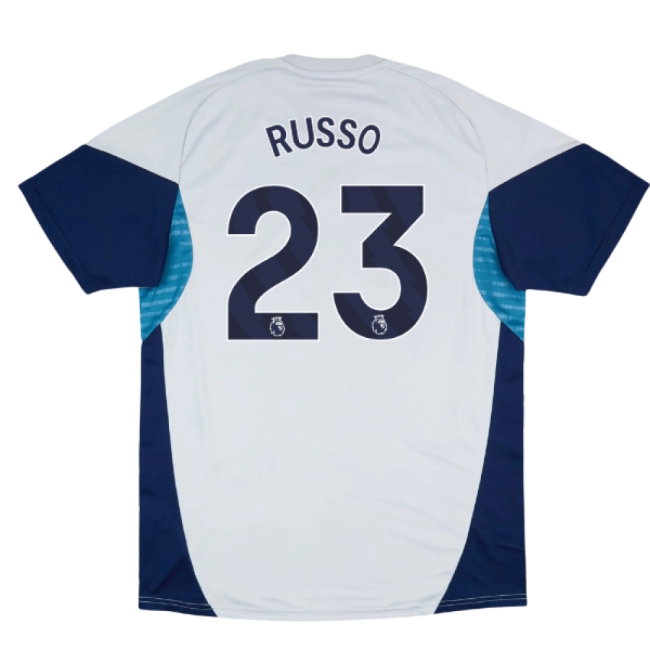 2025-2026 Arsenal Training Shirt (Grey Two) (Russo 23) — Shop Now
