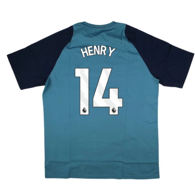 2025-2026 Arsenal Training Tee (Blanch Blue) (Henry 14) — Shop Online