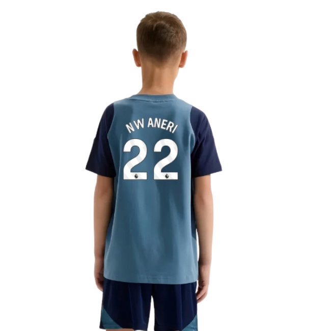 2025-2026 Arsenal Training Tee (Blanch Blue) - Kids (Nwaneri 22) — Shop Online