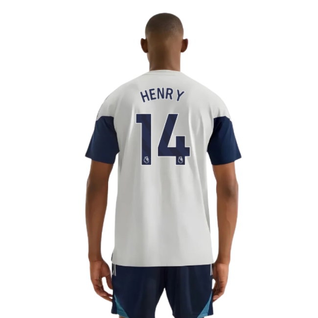 2025-2026 Arsenal Training Tee (Grey) (Henry 14) — Buy Online