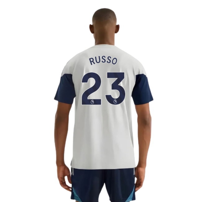 2025-2026 Arsenal Training Tee (Grey) (Russo 23) — Shop Now