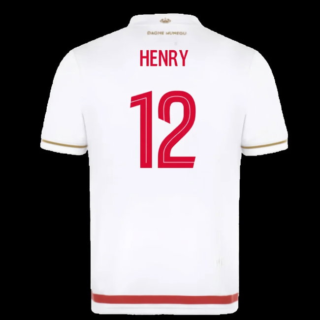 2025-2026 AS Monaco Home Shirt (Henry 12) — Buy Online