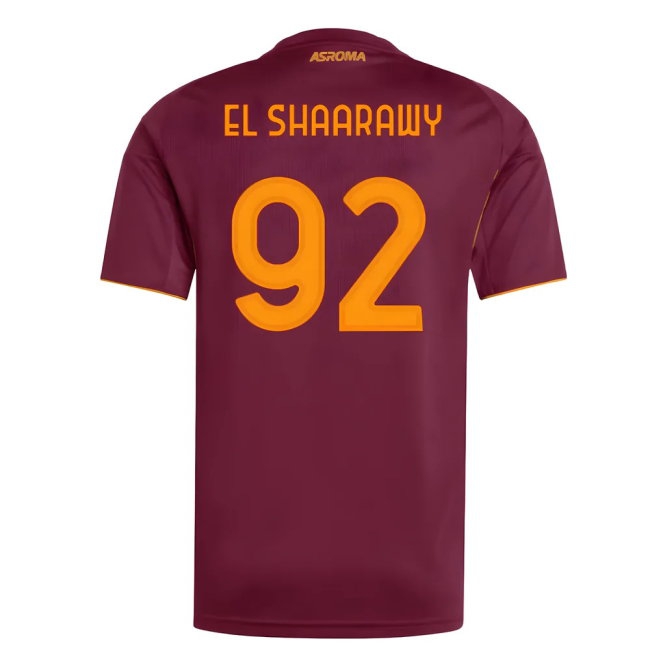 2025-2026 AS Roma Home Shirt (El Shaarawy 92) — Shop Online
