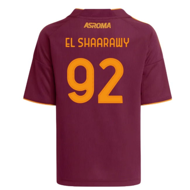 2025-2026 AS Roma Home Shirt (Kids) (El Shaarawy 92) — Shop Now