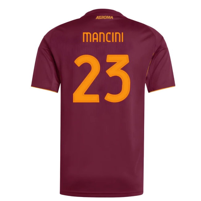 2025-2026 AS Roma Home Shirt (Mancini 23) — Buy Online