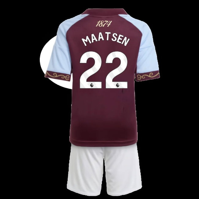 2025-2026 Aston Villa Home Mini Kit (Maatsen 22) — Buy Now