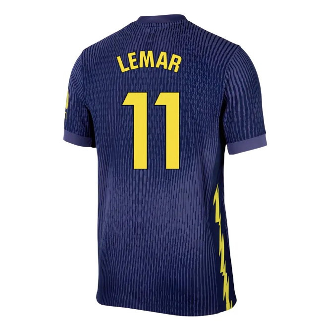2025-2026 Atletico Madrid Player Version Away Shirt (Lemar 11) — Shop Now