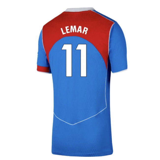 2025-2026 Atletico Madrid Player Version Third Shirt (Lemar 11) — Shop Online