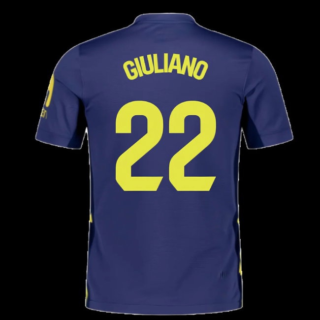 2025-2026 Atletico Madrid Away Shirt (Giuliano 22) — Shop Online