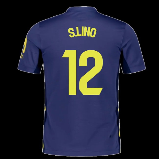 2025-2026 Atletico Madrid Away Shirt (S.Lino 12) — Buy Online