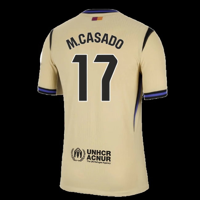 2025-2026 Barcelona Player Version Away Shirt (M.Casado 17) — Buy Online