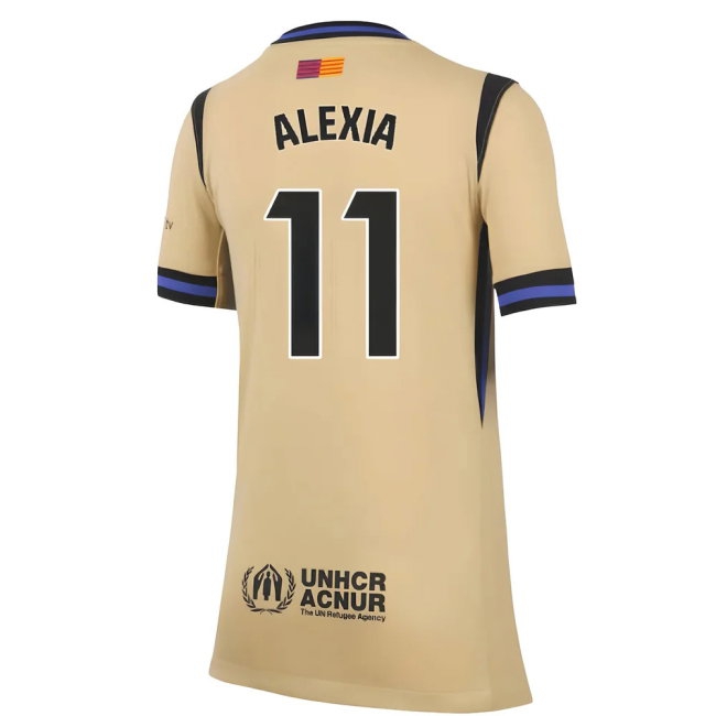2025-2026 Barcelona Away Shirt (Kids) (Alexia 11) — Shop Online