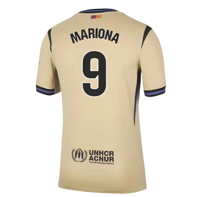 2025-2026 Barcelona Away Shirt (Mariona 9) — Buy Now