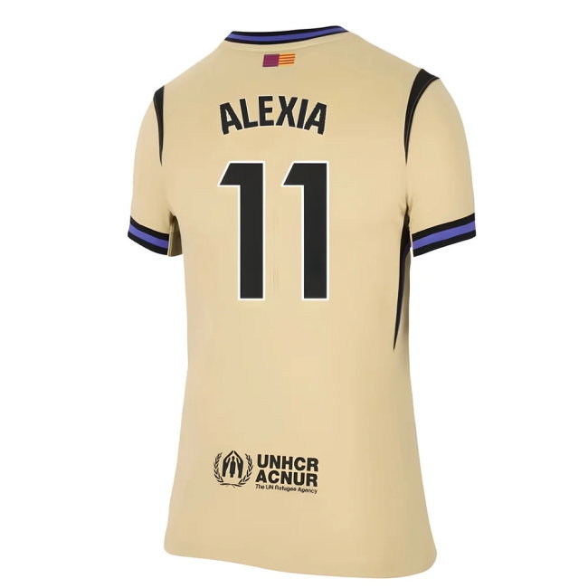 2025-2026 Barcelona Away Shirt (Womens) (Alexia 11) — Buy Online