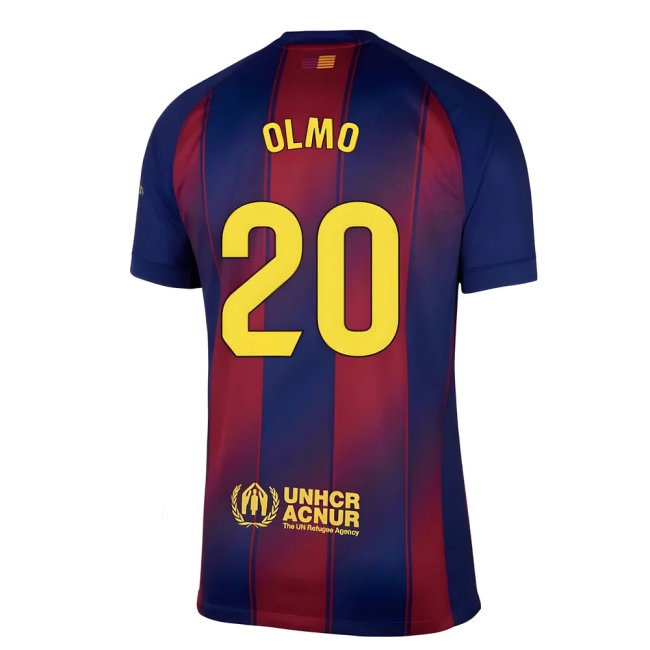 2025-2026 Barcelona Home Shirt (Olmo 20)