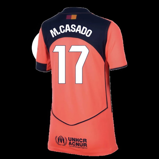 2025-2026 Barcelona Third Shirt (Kids) (M.Casado 17) — Shop Online
