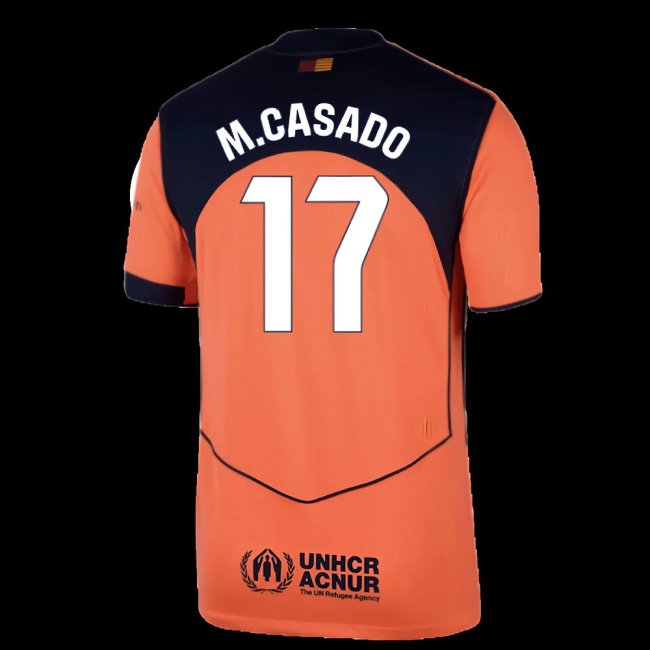 2025-2026 Barcelona Third Shirt (M.Casado 17) — Buy Online