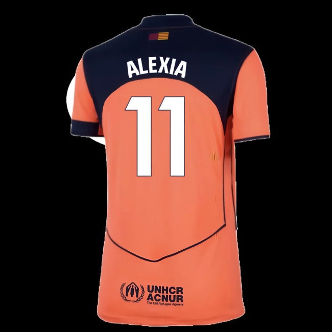 2025-2026 Barcelona Third Shirt (Womens) (Alexia 11) — Shop Now