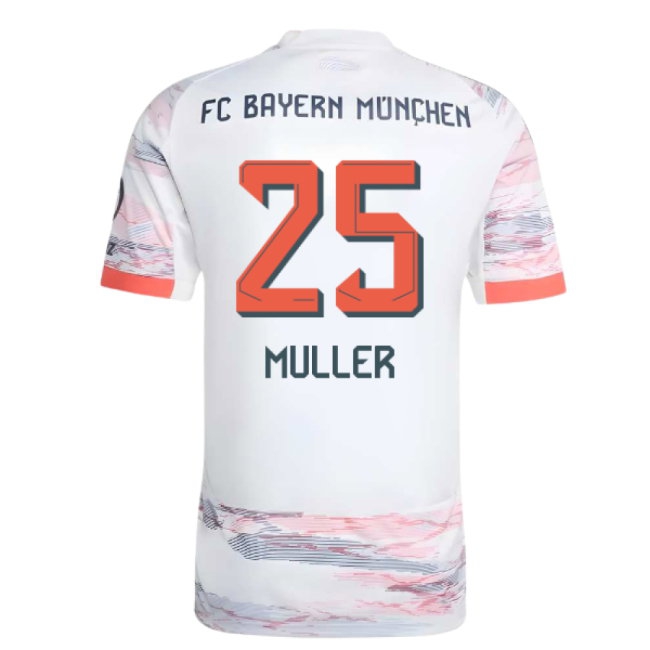2025-2026 Bayern Munich Away Shirt (Muller 25) — Shop Now