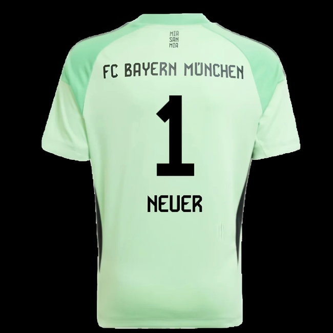 2025-2026 Bayern Munich Home Goalkeeper Shirt (Glory Mint) - Kids (Neuer 1) — Shop Now