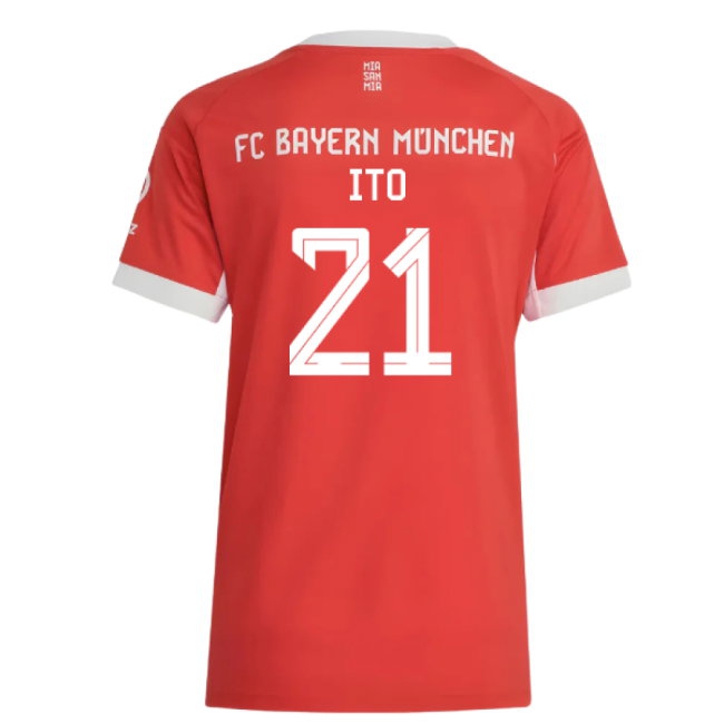 2025-2026 Bayern Munich Home Shirt (Womens) (Ito 21)