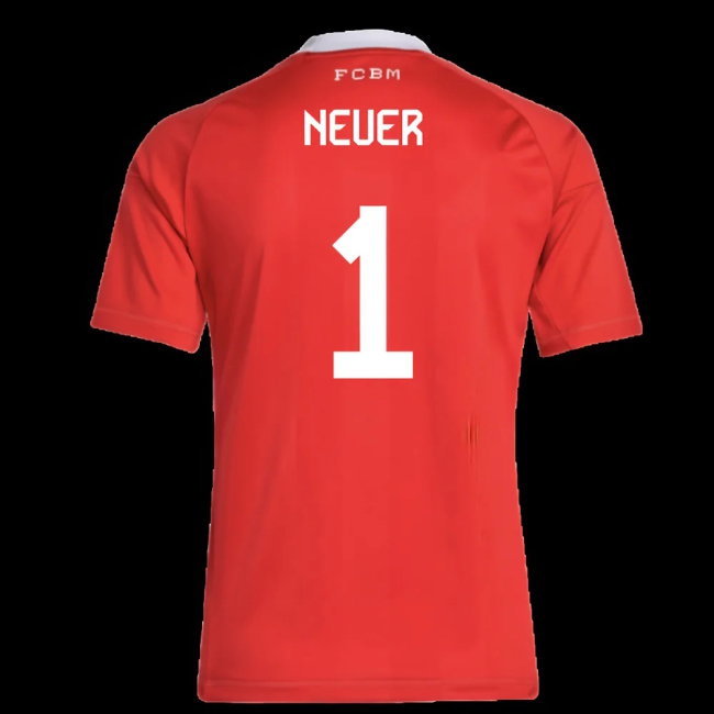 2025-2026 Bayern Munich Third Goalkeeper Shirt (Pure Ruby) - Kids (Neuer 1) — Buy Now