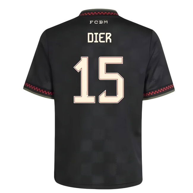 2025-2026 Bayern Munich Third Shirt (Kids) (Dier 15) — Shop Online
