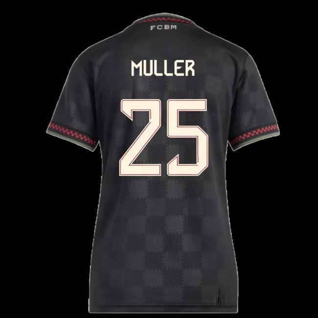 2025-2026 Bayern Munich Third Shirt (Womens) (Muller 25) — Buy Now