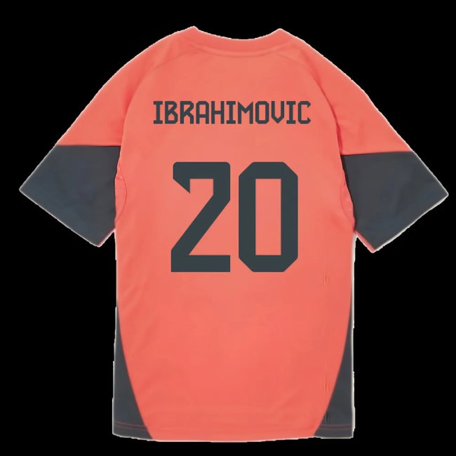 2025-2026 Bayern Munich Training Shirt (Easy Coral) - Kids (Ibrahimovic 20) — Shop Now