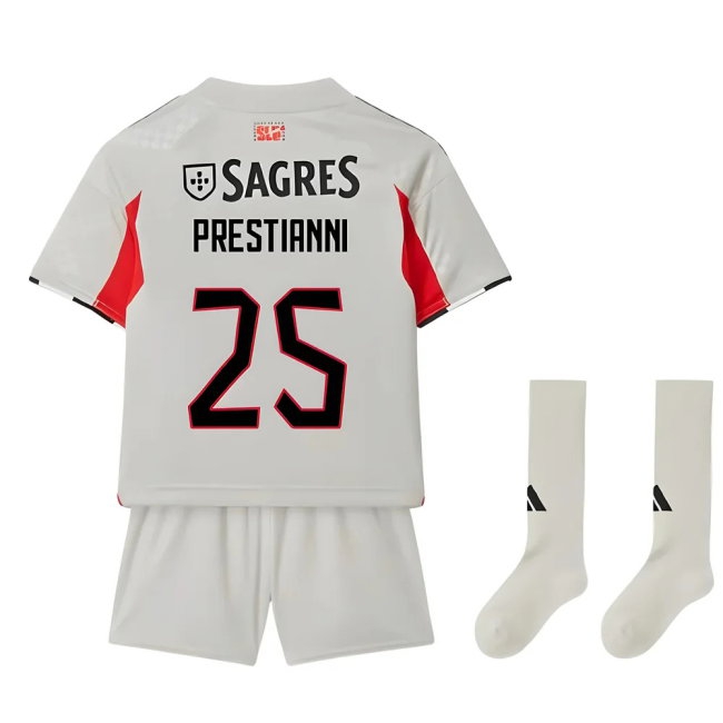 2025-2026 Benfica Away Mini Kit (Prestianni 25) — Shop Online
