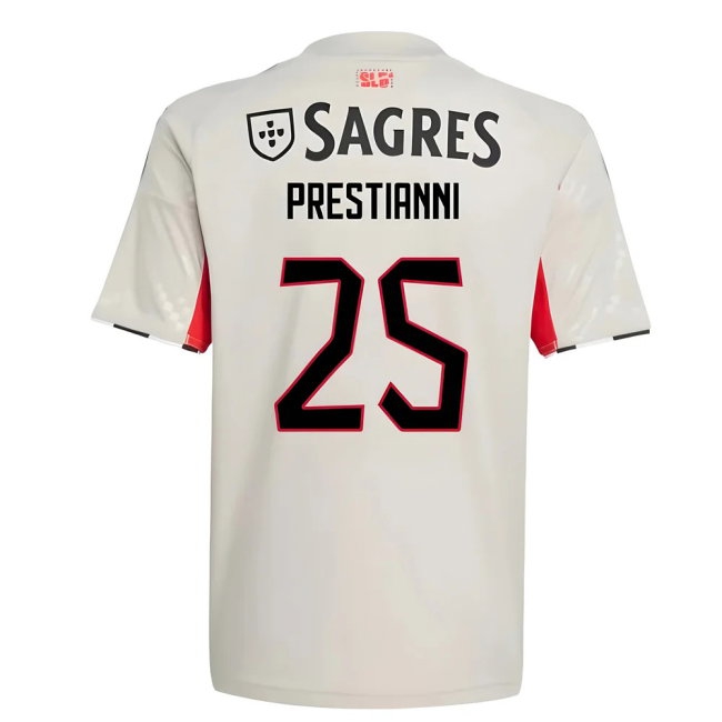 2025-2026 Benfica Away Shirt (Kids) (Prestianni 25) — Shop Online