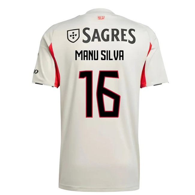 2025-2026 Benfica Away Shirt (Manu Silva 16) — Buy Now