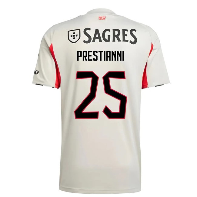 2025-2026 Benfica Away Shirt (Prestianni 25) — Buy Now