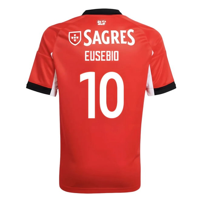 2025-2026 Benfica Home Shirt (Kids) (Eusebio 10) — Buy Online