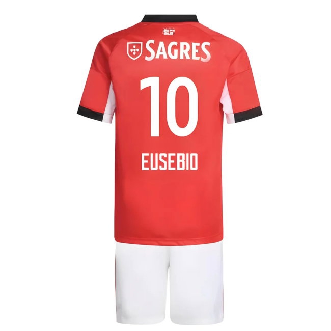 2025-2026 Benfica Home Youth Kit (Eusebio 10) — Buy Now