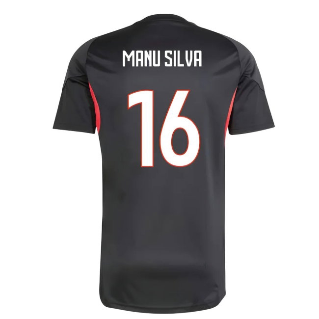 2025-2026 Benfica Training Jersey (Black) (Manu Silva 16) — Shop Now