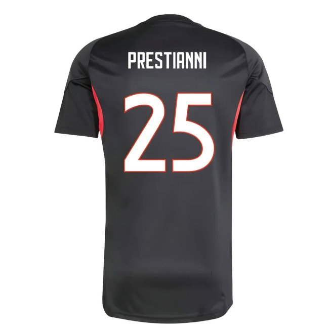 2025-2026 Benfica Training Jersey (Black) (Prestianni 25) — Buy Now