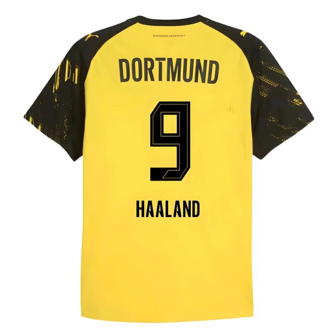 2025-2026 Borussia Dortmund Player Version Home Shirt (Haaland 9) — Buy Online