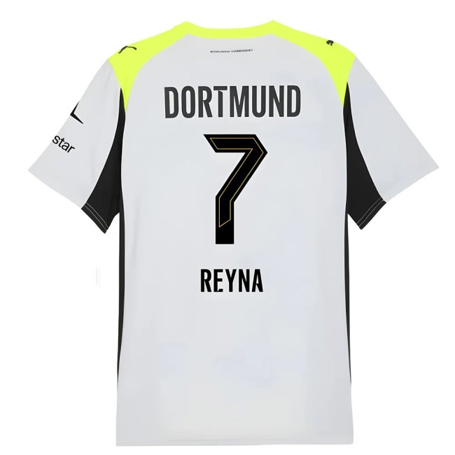 2025-2026 Borussia Dortmund Away Shirt (Reyna 7) — Buy Now