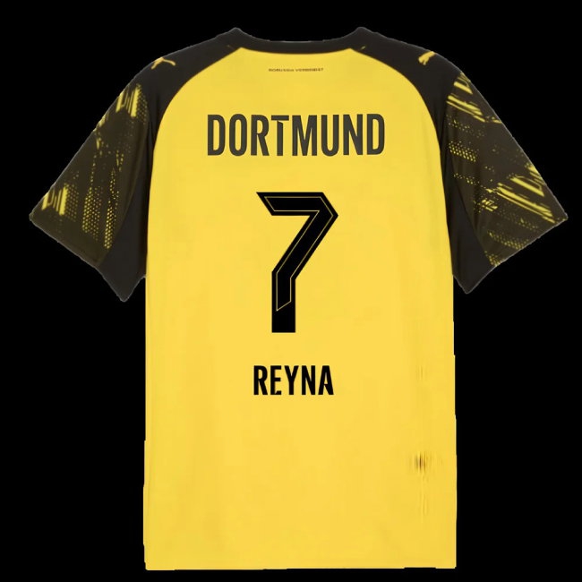 2025-2026 Borussia Dortmund Home Shirt (Reyna 7) — Shop Online