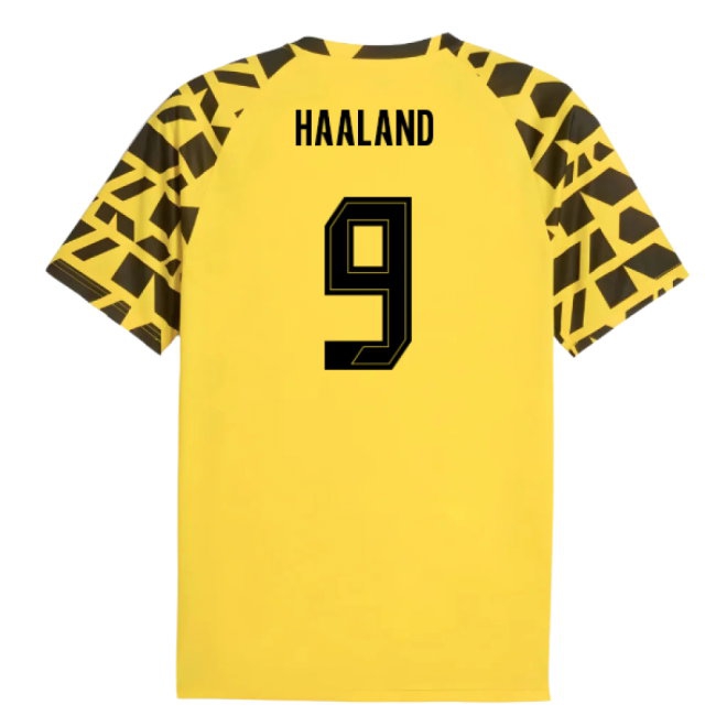 2025-2026 Borussia Dortmund Warm Up Jersey (Yellow) (Haaland 9) — Shop Online