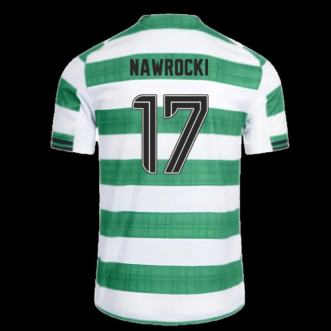 2025-2026 Celtic Player Version Home Shirt (Nawrocki 17) — Shop Now