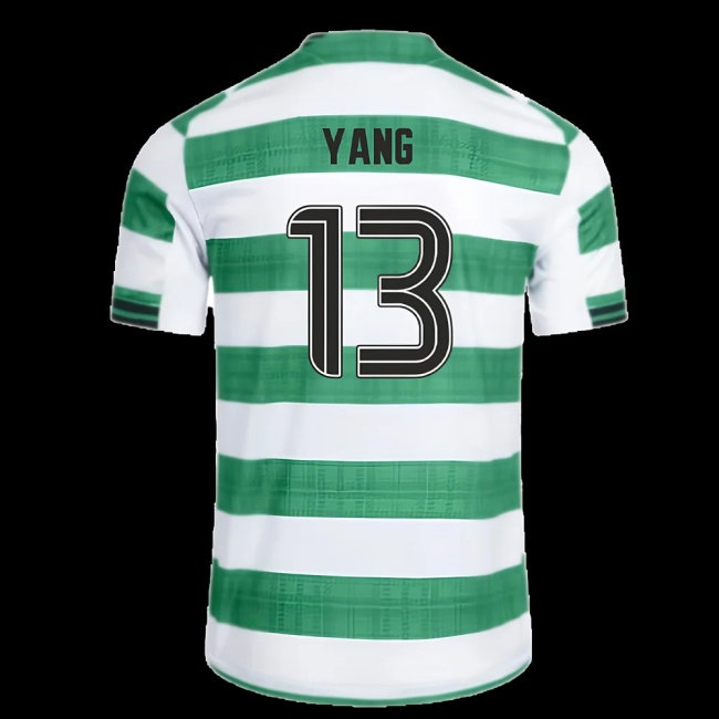 2025-2026 Celtic Player Version Home Shirt (Yang 13) — Buy Now