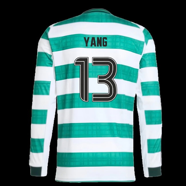 2025-2026 Celtic Long Sleeve Home Shirt (Yang 13) — Shop Now